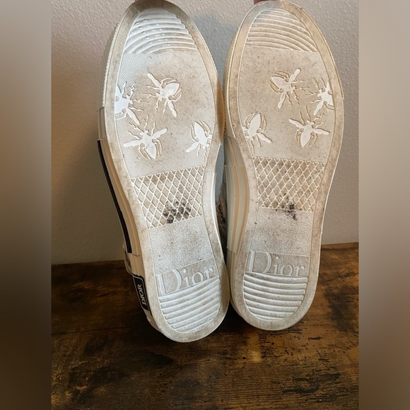 Dior x Daniel Arsham Newspaper Print B23 Hi-Top - Picture 7 of 8